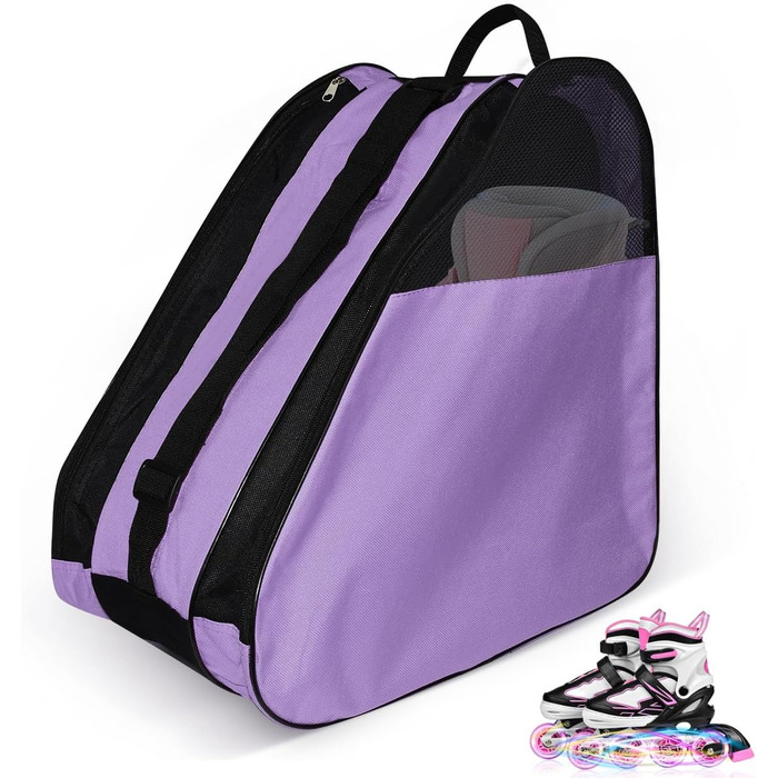 Чохол для роликових ковзанів жіночий/чоловічий. Сумка для роликів, ковзанів, хокею. Lila (фіолетовий)