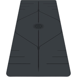 Преміум килимок для йоги Plyopic Ultra-Grip Pro — антиковзкий, стійкий до поту, з лініями вирівнювання, для йоги, пілатесу, тренувань, Бікрам та хот-йоги