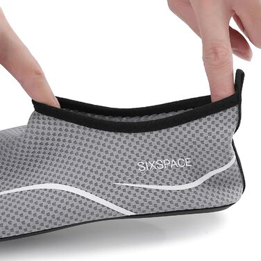 Чоловічі та жіночі аквашузи Sixspace для плавання, серфінгу, йоги. Швидка сушка, дихаючі, slip-on. Розмір 47 EU