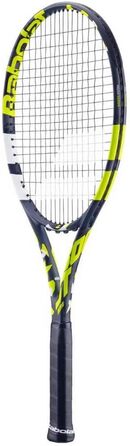 Тенісна ракетка Babolat Evo Aero для дорослих - сила та комфорт. Аеродинамічний фрейм Alpha Spin з технологіями Evo 4 Feel & Woofer. Ручка Syntec Evo Grip 1-3 сіра/жовта
