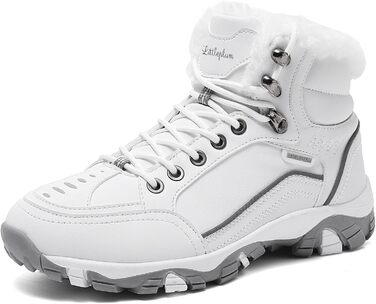 Черевики зимові жіночі Littleplum, утеплені, для трекінгу, осінні, Outdoor, снігові, зимові, 37 EU, білі