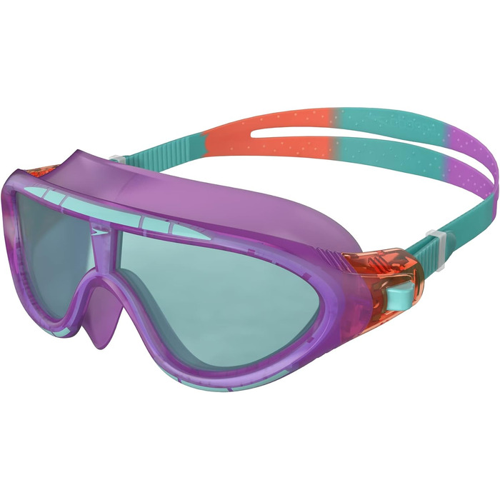 Дитячі плавальні окуляри Speedo Biofuse Rift, унісекс, розмір універсальний, кольори Orchid/Soft Coral/Peppermint