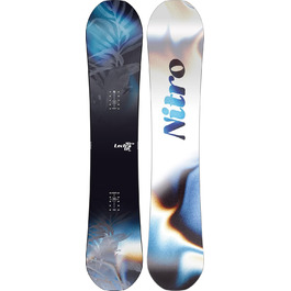 Сноуборд Nitro Lectra Leaf 138 см для жінок, All-Mountain, Directional Twin, для початківців, Cam-Out Camber, 2025
