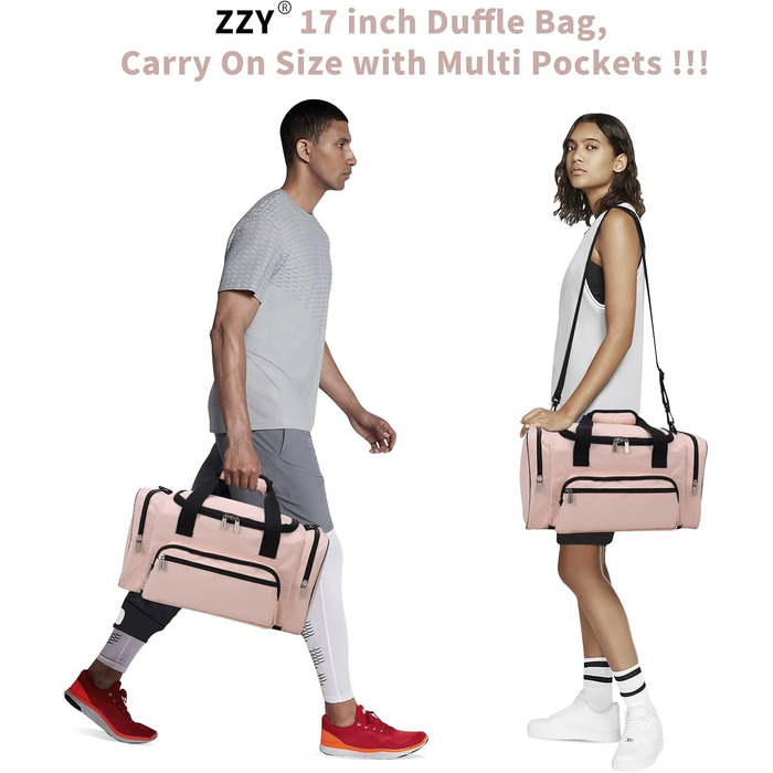 Спортивна сумка ZZY 25 л, маленька, для тренувань і подорожей, рожева