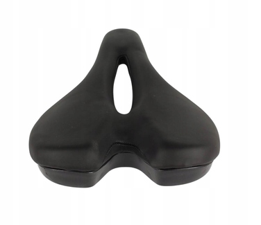 Гелеве велосипедне сідло H-Rocks Obsidian — комфортне, чорне, для MTB