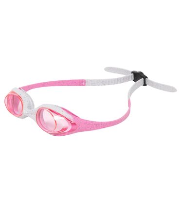 Окуляри для плавання ARENA Spider Junior Mirror (Рожево-сірі, Недзеркальні лінзи, Нова версія) - для дітей