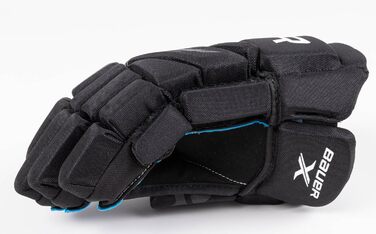 Хокейна рукавичка Bauer S21 X Senior чорного кольору, розмір 14