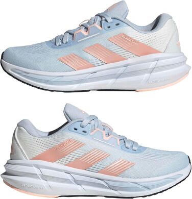 Жіночі бігові кросівки adidas Questar 3 W Crystal Sky Clear Orange Halo Blue JP6599