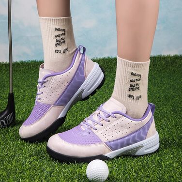 Водонепроникні дихаючі гольф-туфлі без шипів для жінок та чоловіків, 43 EU, фіолетовий