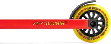 Трюковий самокат Slamm Classic Mini 110 мм для дітей та підлітків, низька платформа, початковий рівень, червоний