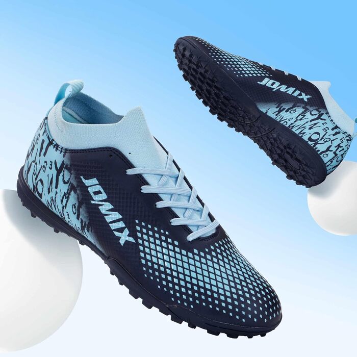 Жіночі футбольні бутси JOMIX - професійні, для футболу та спорту (36 EU, блакитні)
