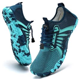 IceUnicorn Взуття для трейлраннінгу без шнурівків (чоловіче/жіноче), унісекс, для плавання та відпочинку на пляжі, 43 EU, блакитно-зелений