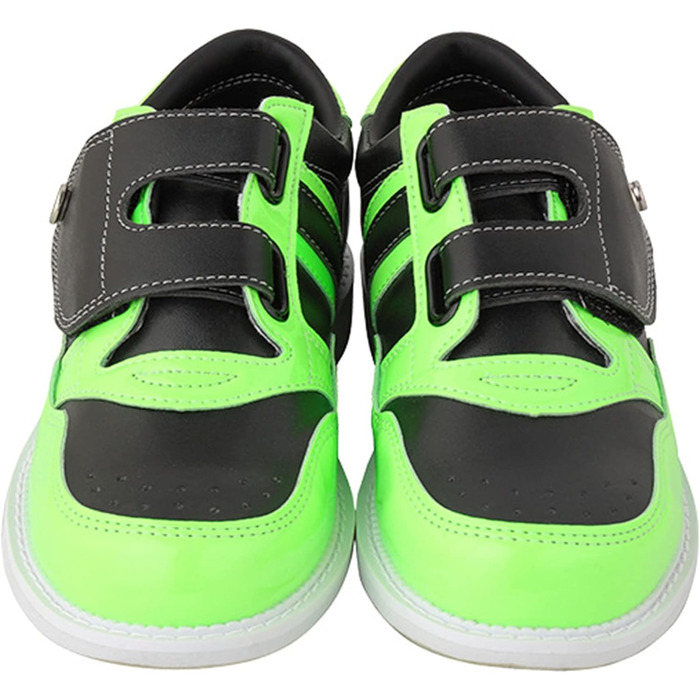 Легкі та дихаючі боулінг-башмаки для чоловіків та жінок з кріпленням Magic Sticker, зносостійка амортизація, колір зелений (42 EU, A)