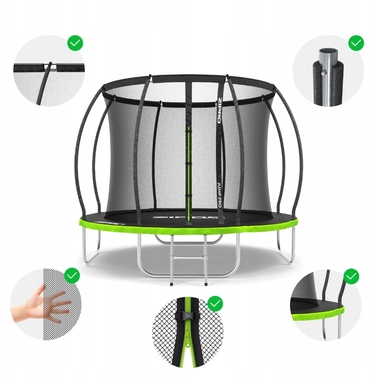 Дитячий садовий батут ZIPRO 8ft (252 см) із сіткою