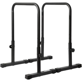 Паралети Gravity Fitness XL, регульовані бруси для калістеніки та домашнього спортзалу, 38 мм ручки для віджимань, L-сіту, підтягувань, міцні турнік-бруси для силових тренувань