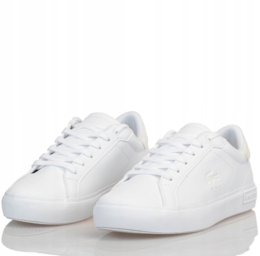 Жіночі білі спортивні кросівки Lacoste Powercourt 225 1 Suj, р. 38