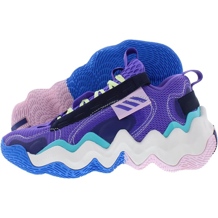 Кросівки Adidas Damen Ausstellung B Mid Basketball – жіночі баскетбольні кросівки (41 1/3 EU, фіолетово-темно-синій)