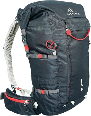 Туристичний рюкзак NORDKAMM Antares Alpine 40 л, з RollTop, синій, універсальний для жінок і чоловіків, для гірських походів, альпінізму, скелелазіння, лижних та високогірних турів