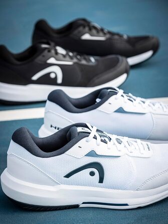 Чоловічі тенісні кросівки Head Revolt Court 5.0, 42.5 EU, білий/блакитний