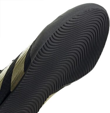 Кросівки adidas Box Hog 4 Unisex, 38 EU, чорний, золотий, сірий, чорно-сірий