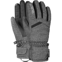 Жіночі зимові лижні рукавички Reusch Coral R-TEX XT, вітро- та водонепроникні, дихаючі, теплі, чорні/сині, розмір 6.5