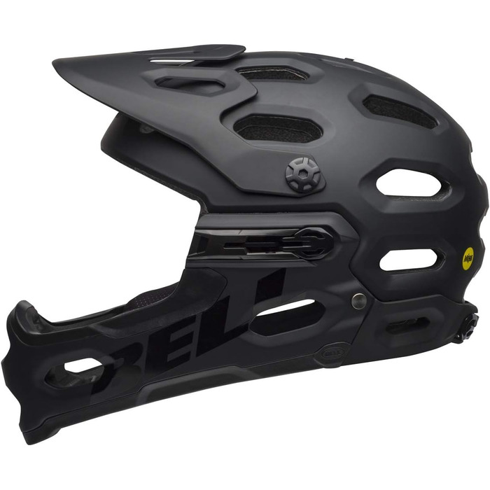 Велошолом BELL Super 3R MIPS для MTB, чорний/сірий, розмір L, 2022