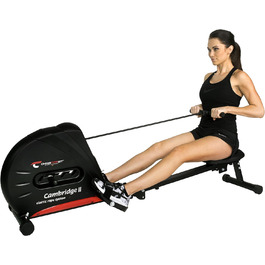Гребний тренажер Christopeit Sport Cambridge II Black, чорний, домашній, індивідуальний