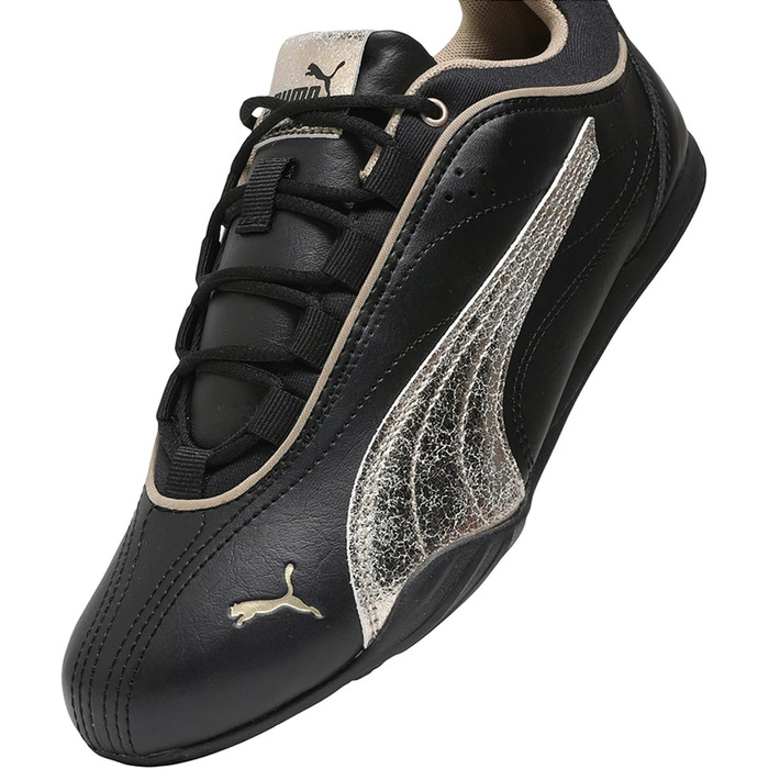 Жіночі кросівки Puma Catch Soleil Metallic (37 EU, чорний/золотий)