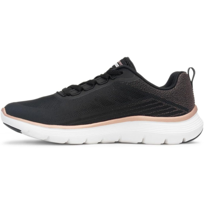 Жіночі кросівки Skechers Flex Appeal 5.0 чорні, дихаючі спортивні кеди, розмір 42 EU