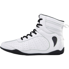 Боксерські шкарпетки для чоловіків та жінок, легкі, зручні, дихаючі, з антиковзаючою підошвою, для занять боксом та пауерліфтингом, білі, 44 EU