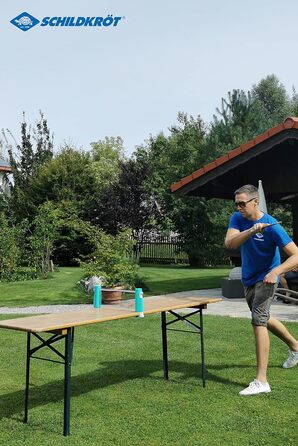 Настільний тенісний набір Schildkröt Spin: 2 ракетки, 2 м'ячі, сітка для столу, портативний комплект для дому, подорожей і відпочинку