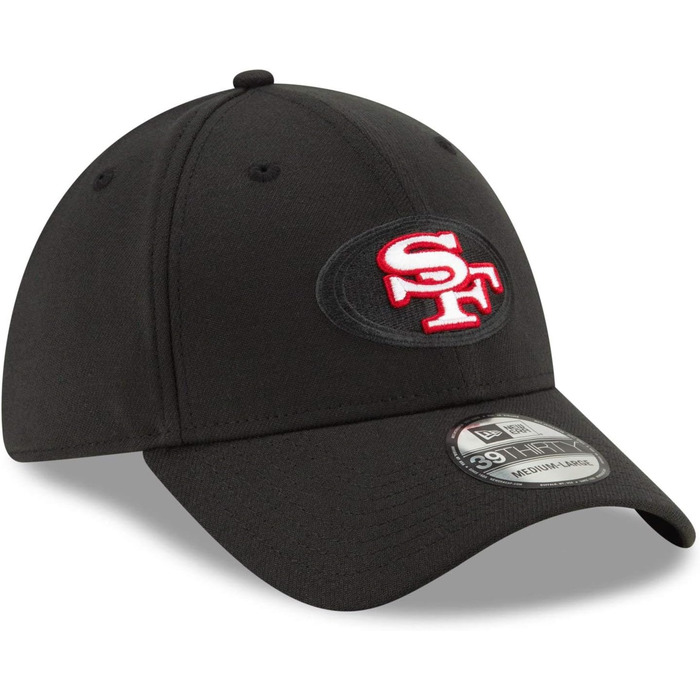 Кепка New Era 39Thirty Stretch-Fit NFL San Francisco 49ers чорна (S-M)