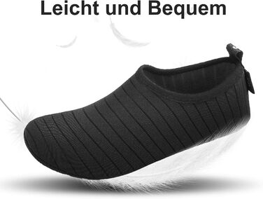 Шкарпетки для плавання SAGUARO Unisex, аквашузи чоловічі та жіночі, розмір 36-47 (44/45 EU), темно-сині