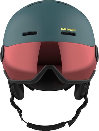 Дитячий лижний шолом Salomon Orka Visor для сноуборду, інтегрований козирок, легкий, зручна посадка