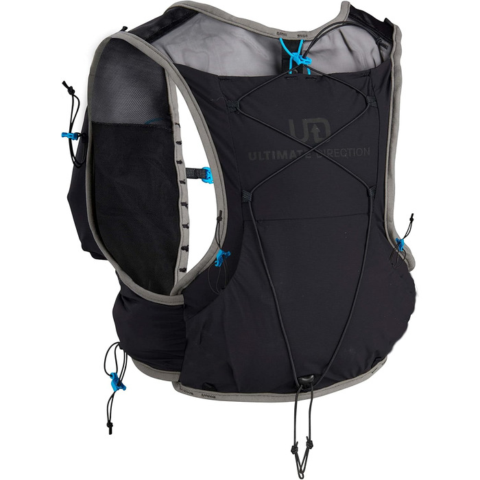 Чоловічий біговий жилет Ultimate Direction Race Vest 6.0, онікс, розмір S – трейловий рюкзак для бігу