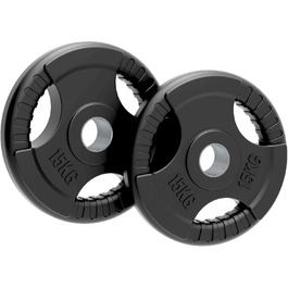 Олімпійські диски Body Revolution з гумованого чавуну Tri-Grip, 1,25–25 кг