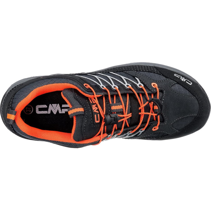 CMP Rigel Low Trekking Wp Черевики для трекінгу, Antracite-Flash Orange, 36 EU, 3Q54554