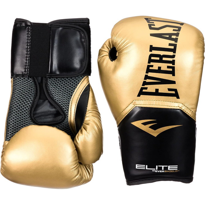 Боксерські рукавички Everlast Elite 2: для спарингу, тренувань з мішком та маківою, клямки, ергономічний захват, піна розділеної щільності – оригінальні Everlast