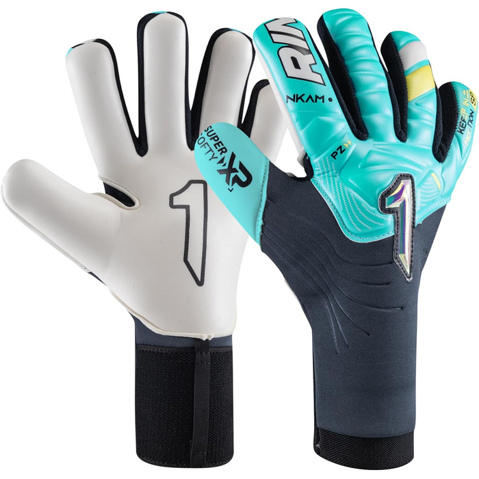 Воротарські рукавички Rinat Nkam Semi, розмір 41, морська зелень