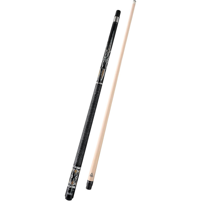 CUESOUL Більярдний кий 58 дюймів, 21oz, 13 мм наконечник, з Irish Wrap, у комплекті сумка для кия блакитного/коричневого кольору PC011