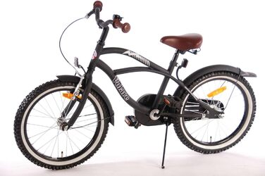 Дитячий велосипед Kubbinga Volare Black Cruiser для хлопчиків, чорний