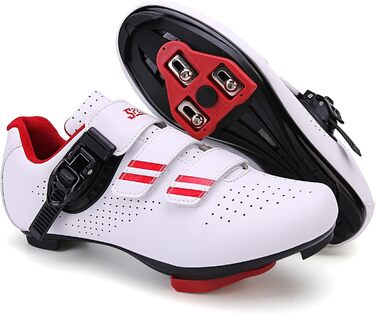 Велосипедні шкарпетки для чоловіків та жінок, велотуфлі для шосе, сумісні з Peloton, SPD, ARC, Look Delta - велоспорт, 43 EU