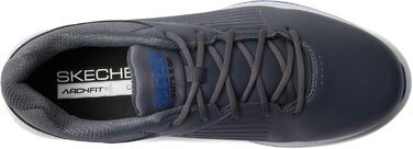 Чоловічі гольф-туфлі Skechers Elite Vortex - сірий з синім оздобленням, 45 EU