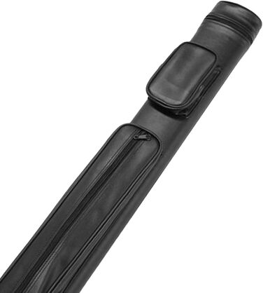 Чохол для бильярдної кия з 4 відділеннями, чорний. Зручний кейс для зберігання та транспортування бильярдних київ. Виготовлений з PU-шкіри.