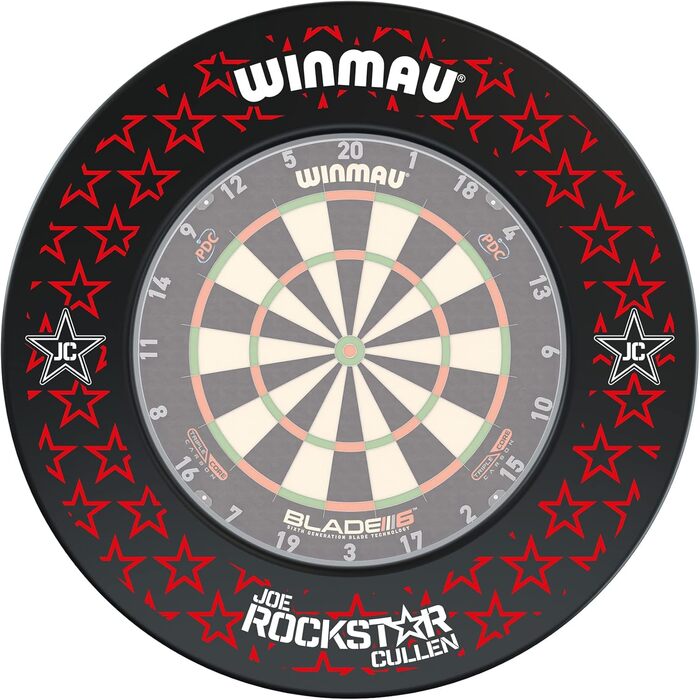Захист для дартсу WINMAU Joe Cullen The Rockstar, дизайнерський, кільце для мішені
