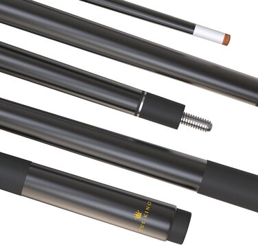 Більярдний кий (2 шт.), 147.3 см, 567 г, з преміум-наконечником 13 мм та ручкою, з графітового композиту