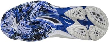 Жіночі кросівки для бігу Mizuno Wave Mirage 2 (45 EU, Antartica Galaxy Silver Violet Blue)
