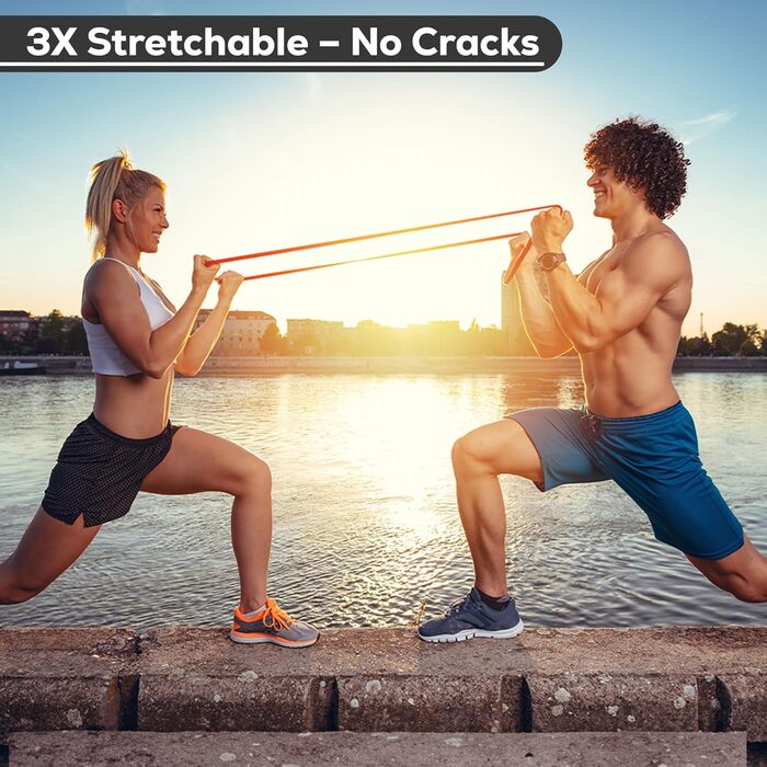 Еластичні стрічки Bionix для фітнесу: комплекс для силових тренувань, йоги, кросфіту, чоловіків та жінок. Різні рівні опору, чорний, червоний, зелений, фіолетовий