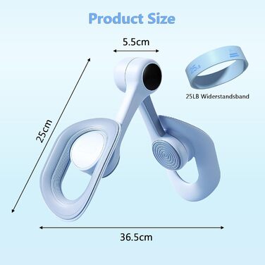 Тренування м'язів тазового дна та стегон для жінок: пристрій для тренування ніг, фітнес-обладнання для дому, синій