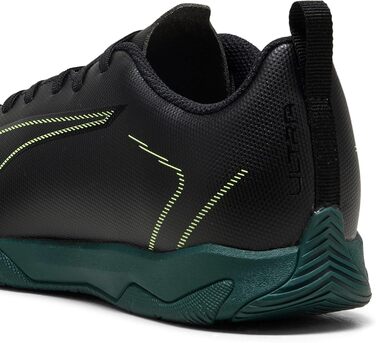 Дитячі футбольні бутси PUMA Ultra 6 Play It Jr для гри на твердих поверхнях (32 EU, Puma Black Fizzy Light Green)